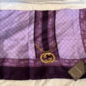 Gucci Silk Twill Scarf